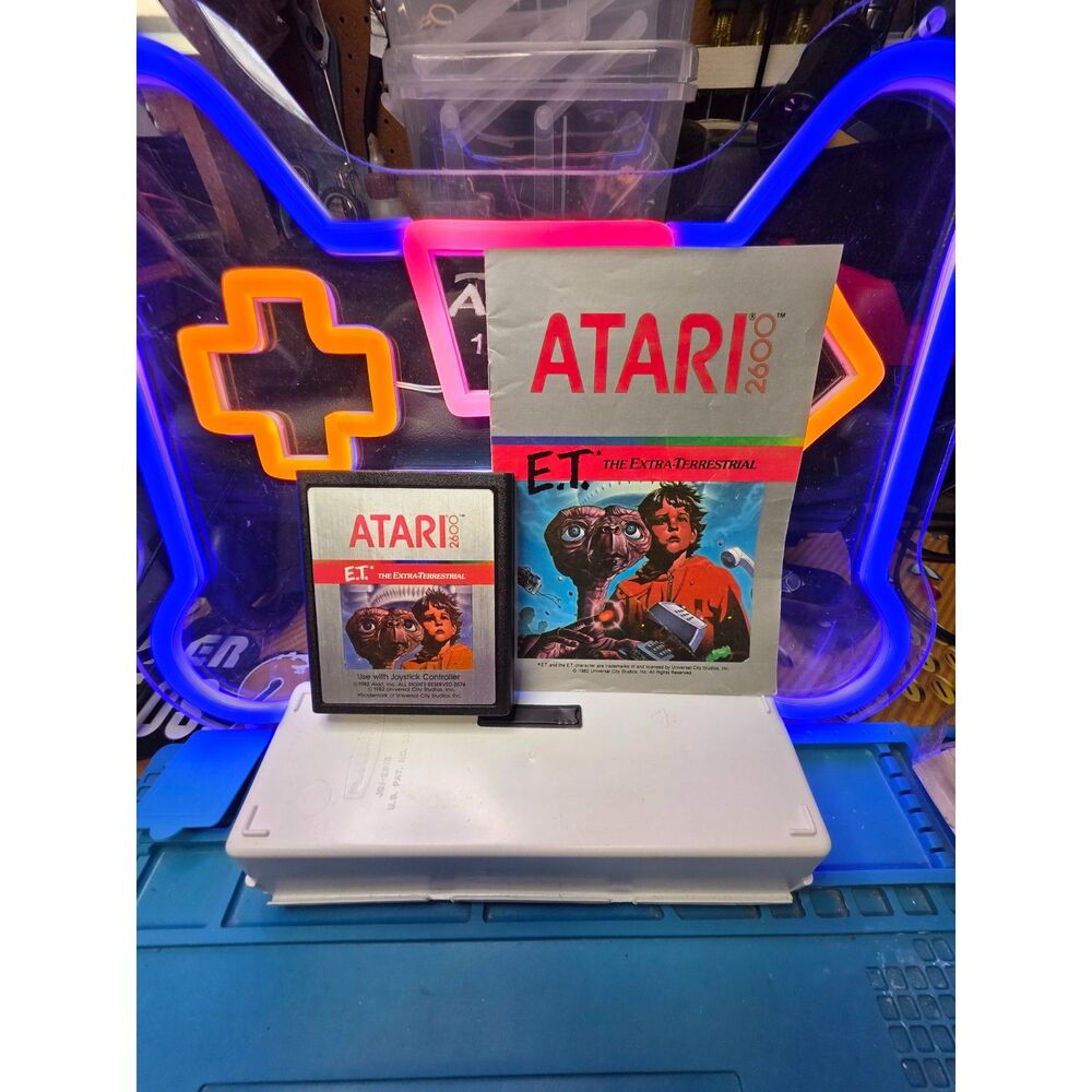 E.T. + Manual for Atari 2600
